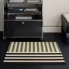 Felpudo moderno minimalista de alta gama para entrada, alfombra antideslizante resistente al desgaste para recibidor de casa, alfombrilla para dormitorio y estudio
