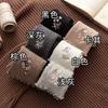 Calcetines de Lana Bordados Florales para Mujer, Calcetines de Media Pantorrilla Estilo Coreano, Calcetines Gruesos de Invierno Cálidos tipo Slouch, Calcetines Coreanos Versátiles