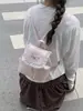 Mochila con Adorno de Encaje Estilo Coreano y Japonés para Niñas, Mochila Coreana de Nicho Moderna y a la Moda, Mochila Escolar Dulce y Linda