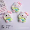 Dibujo Animado Gato Kt Pegamento de Crema DIY Funda para Teléfono Móvil Pasador Diadema Flor para Zapatos Colgante Papelería Taza de Agua Joyería Material de Resina