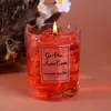 Velas Aromáticas de Cera de Gelatina de Cristal, Conjunto Caixa de Gelo Bolha, Lembranças Exquisitas de Fragrância para Aniversário e Feriados, Velas de Gelatina
