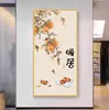 Arte de Pared Autoadhesivo para Cabecera de Dormitorio, Mural de Fondo para Habitación, Pintura Decorativa para Dormitorio Principal de Hotel/Casa de Huéspedes, Posada Pequeña y Fresca