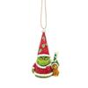 Nuevos productos transfronterizos: colgadores planos de acrílico con dibujos animados para coche, colgadores para árboles de Navidad y decoraciones para el hogar.