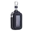 Bolsa para llaves de coche de doble capa fábrica directa de Guangzhou cuero multifuncional cremallera unisex bolsa para llaves suave