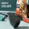 Cuchara para comida de mascotas con clip y báscula, semitransparente, universal para gatos y perros, cuchara para comida de gato, cuchara para comida de perro, suministros para mascotas