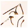 Gafas de Moda de Venta Caliente Europeas y Americanas con Montura TR90 Ojo de Gato Transfronterizo para Mujer con Lentes Anti Luz Azul Bisagras de Resorte de Comercio Exterior 27069
