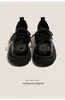 Sapatos de Couro Femininos Estilo Britânico 2026 Novos Modelos Primavera e Outono Sapatos Femininos Mocassins Pretos com Cadarço de Solado Grosso Tendência