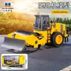 Huina 1:50 Modelos Estáticos de Vehículos de Construcción Excavadora Rodillo Compactador Camión Volquete