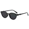 Gafas de Sol Redondas con Marco de Lazo Marco Pequeño para Mujer Estilo Retro Ins Calle Decoración de Rombos Clavos de Arroz Gafas de Sol de Moda Tendencia