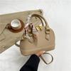 Bolsa Concha da Moda Popular Outono e Inverno 2024 Bolsa Transversal Pequena Cor Doce Nova 2024 Bolsa Feminina Portátil e Moderna