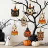 Set de Salero y Pimentero de Cerámica de Fantasma de Halloween, Creativos Frascos de Condimentos de Monstruo, Decoración de Mesa de Cocina y Comedor, Regalo Festivo