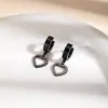 Pendientes de aro europeos y americanos de moda más vendidos para hombre de acero inoxidable Hip-Hop Pendientes y tachuelas de moda al por mayor