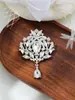 Tendencias de Moda Europeas y Americanas, Colgantes de Cristal, Ropa de Aleación, Joyería Retro, Colgantes, Broches, Pedrería, Accesorios de Metal, Joyería