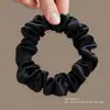 Elástico de cabelo azul acetinado para mulheres, adulto, toque de alta qualidade, corda para cabelo para prender o cabelo, elástico, alta elasticidade, durável, corda para rabo de cavalo