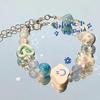 [Sabor crema día soleado] pulsera nicho linda estudiante caricatura novias pareja collar de cuentas regalo mayoreo