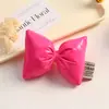 Novo laço de couro brilhante feito à mão DIY grampo de cabelo cordão de cabelo acessórios roupa bolsa decoração acessórios fabricantes atacado