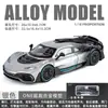 Caja Jin Li Fang 1:18 Ben One Street Car Edition Coche Deportivo Modelo Acousto-óptico Deslizante Colección de Coches de Juguete Adornos
