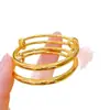 Pulseira Infantil Céu Estrelado Chuva de Meteoros Empurra-Puxa Barriga Redonda Pulseira Redonda Infantil Banho de Ouro a Vácuo Joias Dropshipping