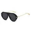 Gafas de Sol Aviador Oversize Transfronterizas 2026 para Mujeres y Hombres, Gafas de Sol Aviador Retro Doradas de Moda Estilo Años 70