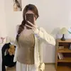Top Camisola Térmica con Encaje y Cepillado Spicy Girl para Mujer con Copas Fijas Integradas, Se Puede Usar como Prenda Exterior o Interior, Hermoso Top de Espalda
