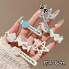 Pinza para el pelo de niño con lazo de mariposa, pinza lateral, pasador para la parte trasera de la cabeza, pinza para el pelo de princesa, pinza para el flequillo, accesorio para el pelo de niñas