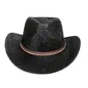 Chapéu de Cowboy Ocidental com Lantejoulas Novo Europeu e Americano Chapéu de Coco para Palco Festa Homens e Mulheres Aba Larga Chapéu de Jazz Dourado Prata Tendência