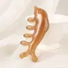 [Estilo Caliente de Tik Tok] Terapia Magnética para la Cabeza Peine Masajeador de Delfín Terapia Capilar Peine Masajeador Raspador Dientes Anchos Meridiano del Cuero Cabelludo Cabeza