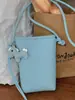 Bolso bandolera moderno y elegante, nuevo modelo primavera 2026, bolso de hombro tipo cubo simple, bolso casual y texturizado para teléfono móvil