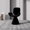 Taburete simple para tocador, taburete moderno para maquillaje, silla de sofá de lujo ligero para el dormitorio, silla de salón de belleza, silla para manicura, silla con respaldo, silla para mesa de comedor