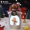 Presente de Natal criativo transfronteiriço novo produto Casa do Papai Noel luz noturna lâmpada de estrela de desenho animado fofa lembrança