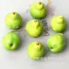 Colgantes Pequeños de Frutas 3D de Resina Lindos Simulados en Varios Diseños (Manzanas, Fresas, Mangos) para Pulseras y Accesorios para Llaveros de Bricolaje