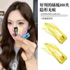 Pente de Cabelo Estilo Princesa Presilha Bb Clip Preto Invisível Coroa Alta Grampo Fofo Organizador de Franja e Cabelos Soltos Presilha de Cabelo para Mulheres