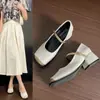 Zapatos de Mujer Antideslizantes Elegantes que Aumentan la Altura para el Hogar, Tendencia Primavera y Otoño 2025, Diseño de Nicho, Zapatos Mary Jane