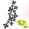 AliExpress suministra pegatinas de pared 3D decoración de pared flor de simulación trébol de cuatro hojas