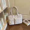 Bolsa tote casual nova 2026 transfronteiriça, bolsa de ombro e axila de grande capacidade, bolsa de mão, bolsa multifuncional da moda japonesa e coreana