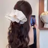 Scrunchie de Malha Plissada Extra Grande para Mulheres, Prendedor de Cabelo de Alta Qualidade, Novo Estilo 2025 Acessório de Cabelo para o Dia a Dia