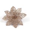 15cm Flor de Natal Cebola Verde de Natal Rosa com Flor Recortada Guirlanda de Árvore Enfeite Pingente Decoração Retrô