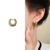 Pendientes Anillo de Mobius Transfronterizos para Mujer, Retro Francés Lujo Ligero de Alta Gama Moda Europea y Americana Pendientes y Accesorios para Orejas con Temperamento