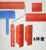 Rodillo de goma con veta de madera lámina con veta de madera 3 pulgadas 6 pulgadas Pintura artística herramienta de impresión de veta tirada de acero inoxidable