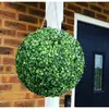Planta Bola de Hierba Bola de Milán Planta Verde Decoración Techo Plástico Flor Artificial Apertura Centro Comercial Ventana Decoración del Hogar Paisajismo