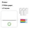 Mini Impresora Portátil X6 para Estudiantes de Venta Caliente, Impresora de Bolsillo Térmica Bluetooth para Fotos, Impresora Pequeña