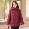 Nuevos abrigos acolchados de algodón de invierno 2026 para mujeres de mediana edad y mayores, con forro polar, engrosados y de corte holgado, diseñados para madres y abuelas