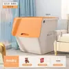 Caja de Almacenamiento de Juguetes Xingyou Caja de Almacenamiento Doméstica con Apertura Frontal y Tapa Abatible Caja de Almacenamiento de Ropa Cesta de Almacenamiento Extra Grande para Snacks