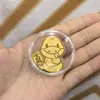 Pegatina para Teléfono Beige Dorado Agua Caqui Ruyi Oro Puro Pegatina para Teléfono Princesa Por Favor Hazte Rico Regalo Viral Pegatina Dorada
