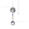 Manualidades de Jardinería Reno Navideño Ángel Copo de Nieve Cabeza de Gato Bola Decorativa Luz Colgante Hoja de Arce Cristal Adorno Colgante para Exteriores Transfronterizo
