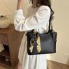 Bolso de mano estilo coreano de gran capacidad, informal, moderno, retro, sencillo, para el hombro, para mujer