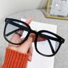 22 Gafas de Sol Cuadradas para Mujer con Remaches, Gafas Plegables para el Sol, Protección UV, Cara Grande, UV380, Estilo de Moda