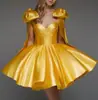 Vestido de Noche de Color Sólido con Tirantes Finos y Diseño de Moño, Vestido Corto para Fiestas de Cumpleaños y Bailes, Vestido para Mujeres Petite