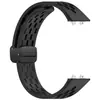 Adequado para Modelo Perfurado Huawei Band 11/11 Pro Huawei Band11Pro Fivela Dobrável Pulseira de Silicone