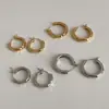 Brincos de Metal Circulares Irregulares Brilhantes para Mulheres, Simples Estilosos, Elegantes da Moda, Brincos Versáteis para Roupas de Trabalho